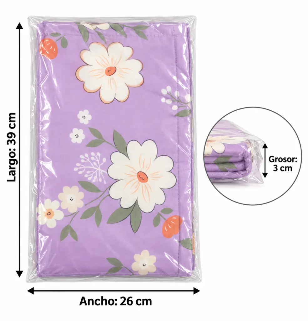Funda floral lila con medidas-3.webp