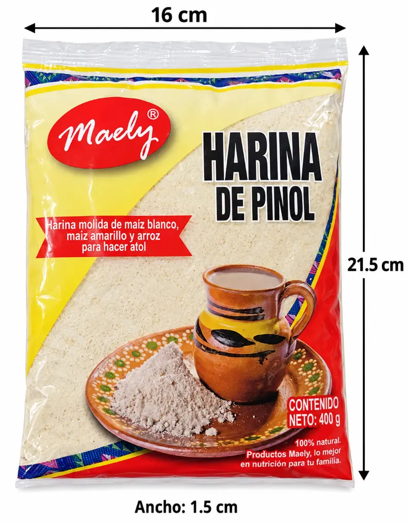 Bolsa sellada Maely de harina de pinol-3.webp