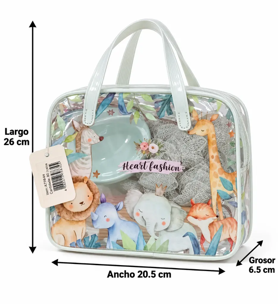 Bolsa de baño safari con medidas.webp