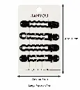 Four black wavy clips with measurements-3.webp