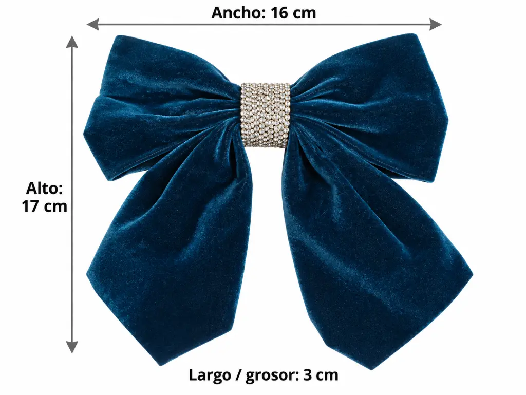 Teal Velvet Hair Bow Measurements-4.webp