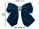 Teal Velvet Hair Bow Measurements-4.webp