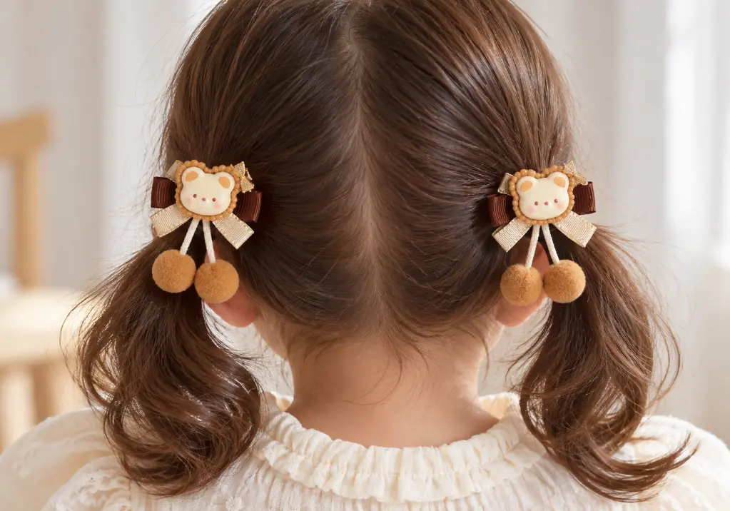 Caramel bear clips on pigtails-2.webp