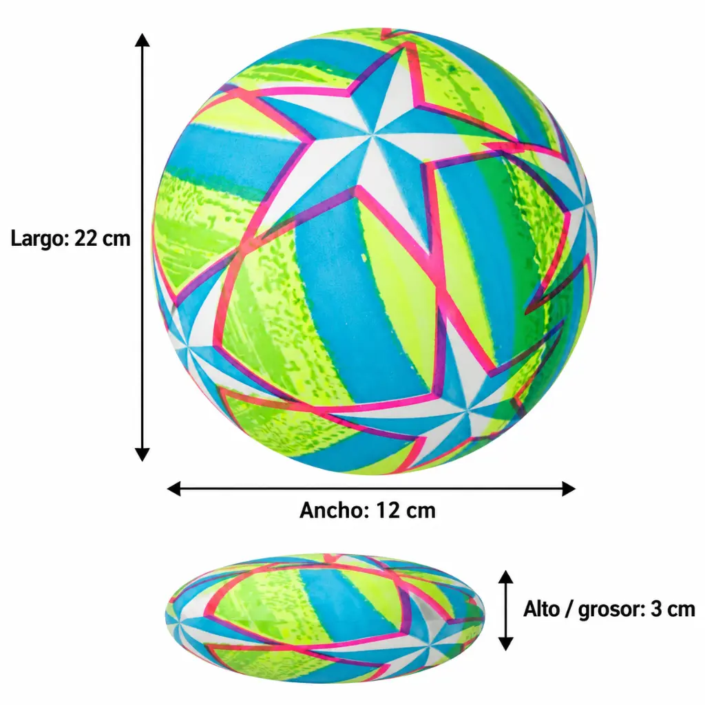 Pelota multicolor con medidas detalladas-2.webp