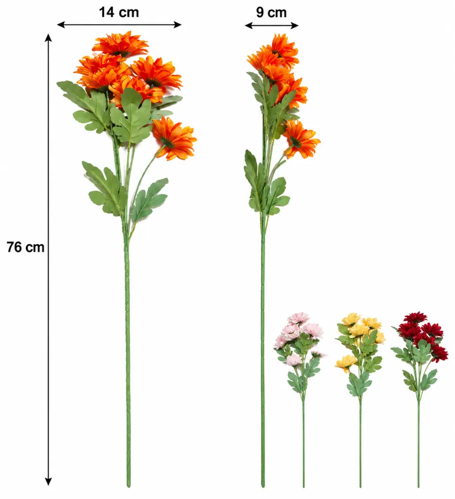 Catálogo de sprays florales artificiales medidos.webp