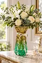 Jarrón de vidrio acanalado con flores-2.webp