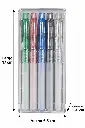 Estuche transparente de cinco lapiceros con medidas-2.webp