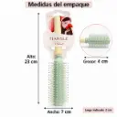 Cepillo redondo verde menta con medidas-3.webp