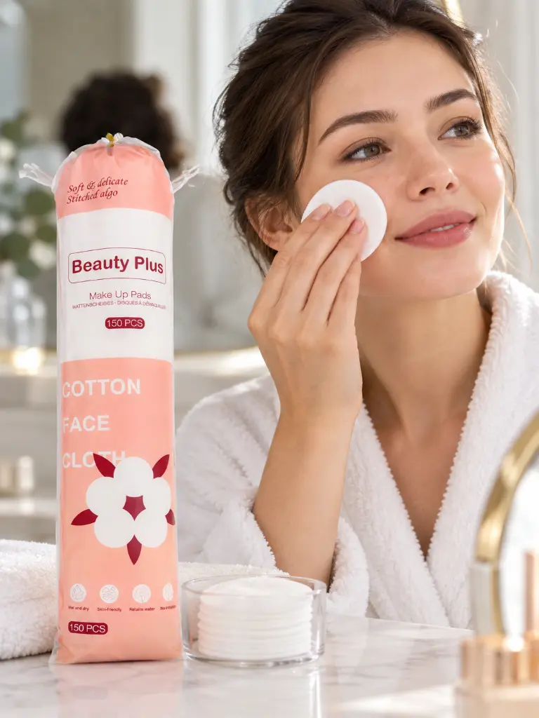 Discos de algodón Beauty Plus en uso-2.webp
