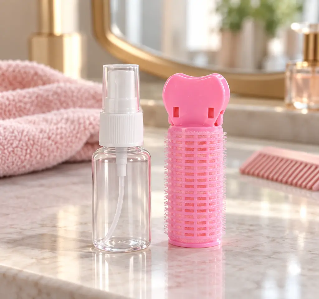 Rizador rosa y spray en tocador-2 (1).webp