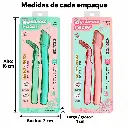 Mint and pink eyebrow razor package dimensions-3.webp