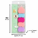 Mintgreen heart makeup puffs with measurements-3.webp