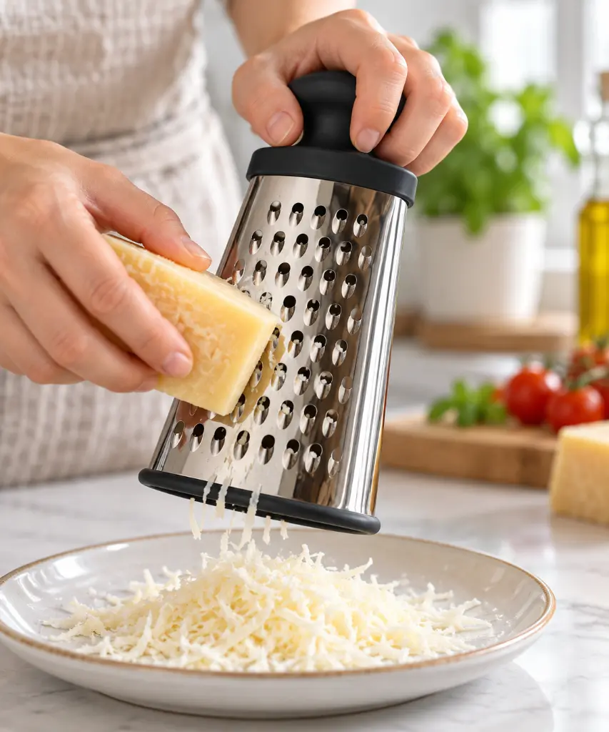Rallador compacto rallando queso en cocina-3.webp
