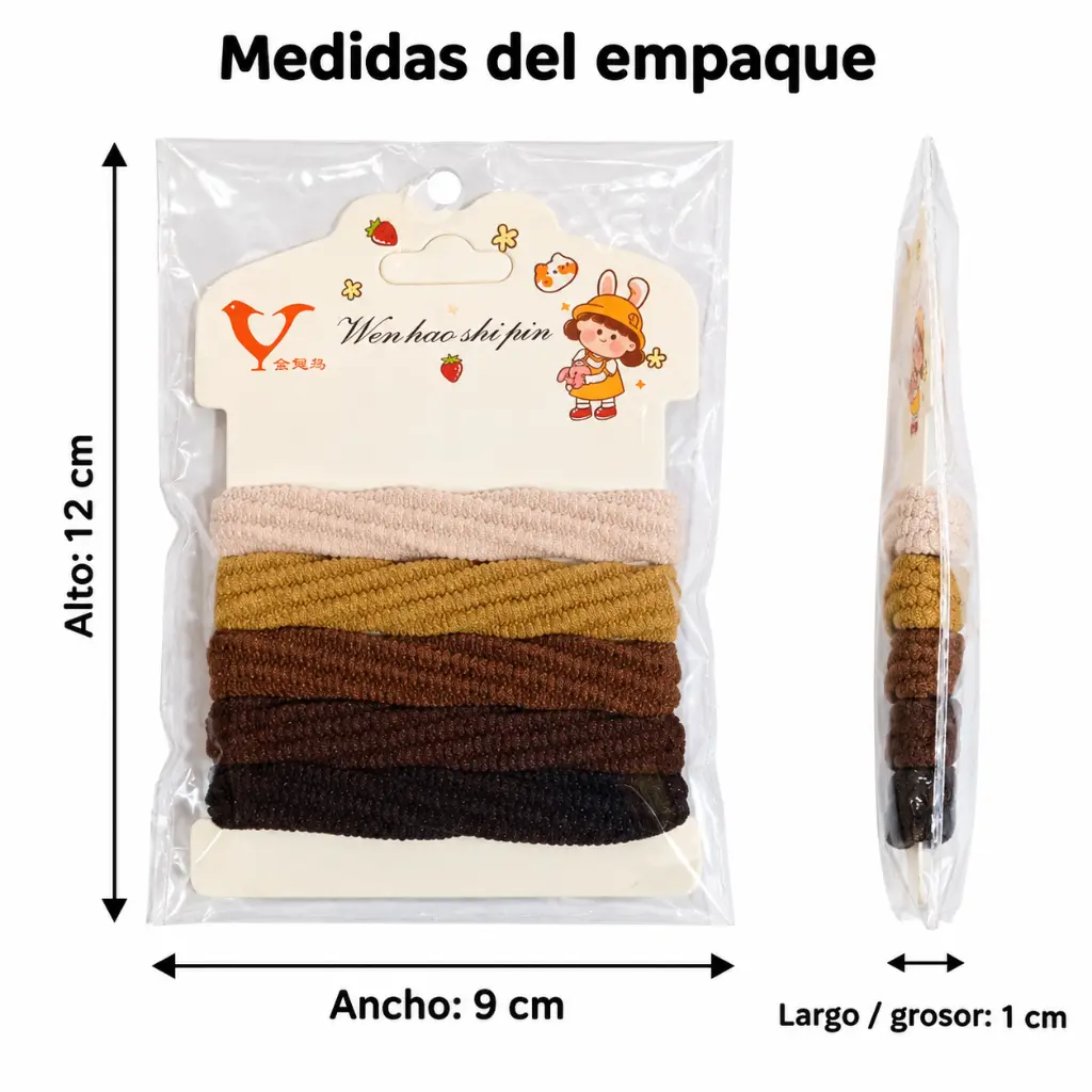 Braided fabric hair ties package measurements-3.webp