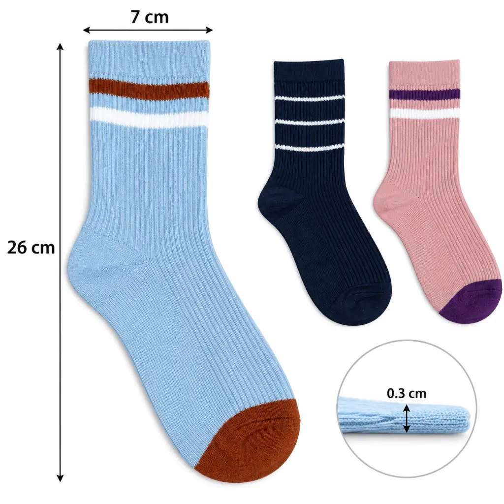 Calcetines de canalé en tres colores-3.webp