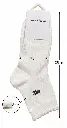 Calcetines marfil acanalados con etiqueta YuanHua-3.webp