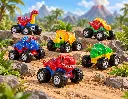 Camiones dinosaurio en pista de aventura-1.webp