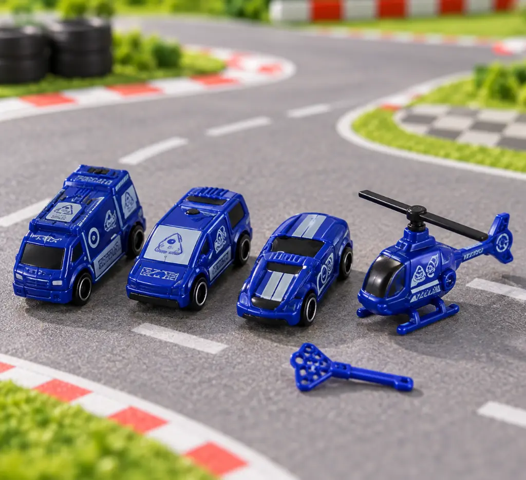 Mini vehículos azules en pista-2.webp