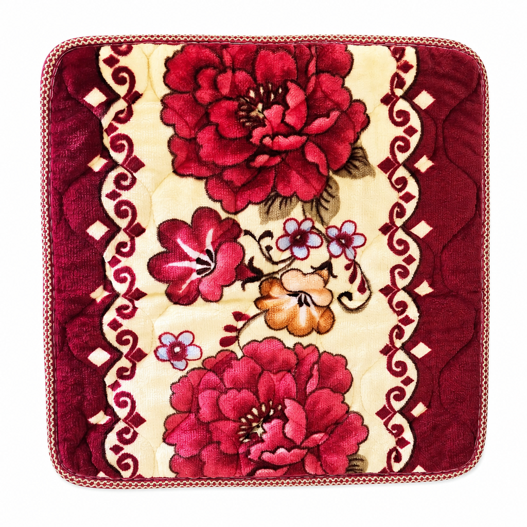 ALFOMBRA CON DISEÑO FLORAL