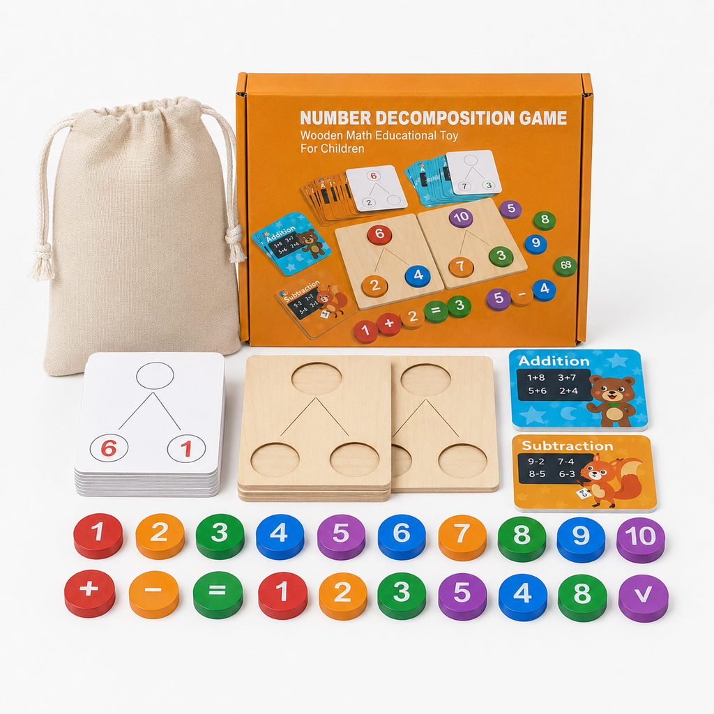 JUEGO DE APRENDIZAJE DESCOMPOSICION DE NUMEROS TREEHOLE