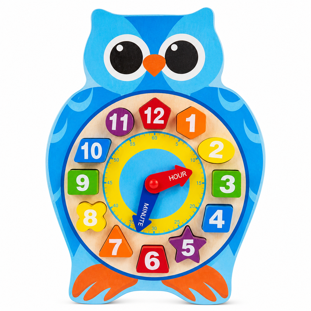 JUEGO DE APRENDIZAJE RELOJ DE FORMAS