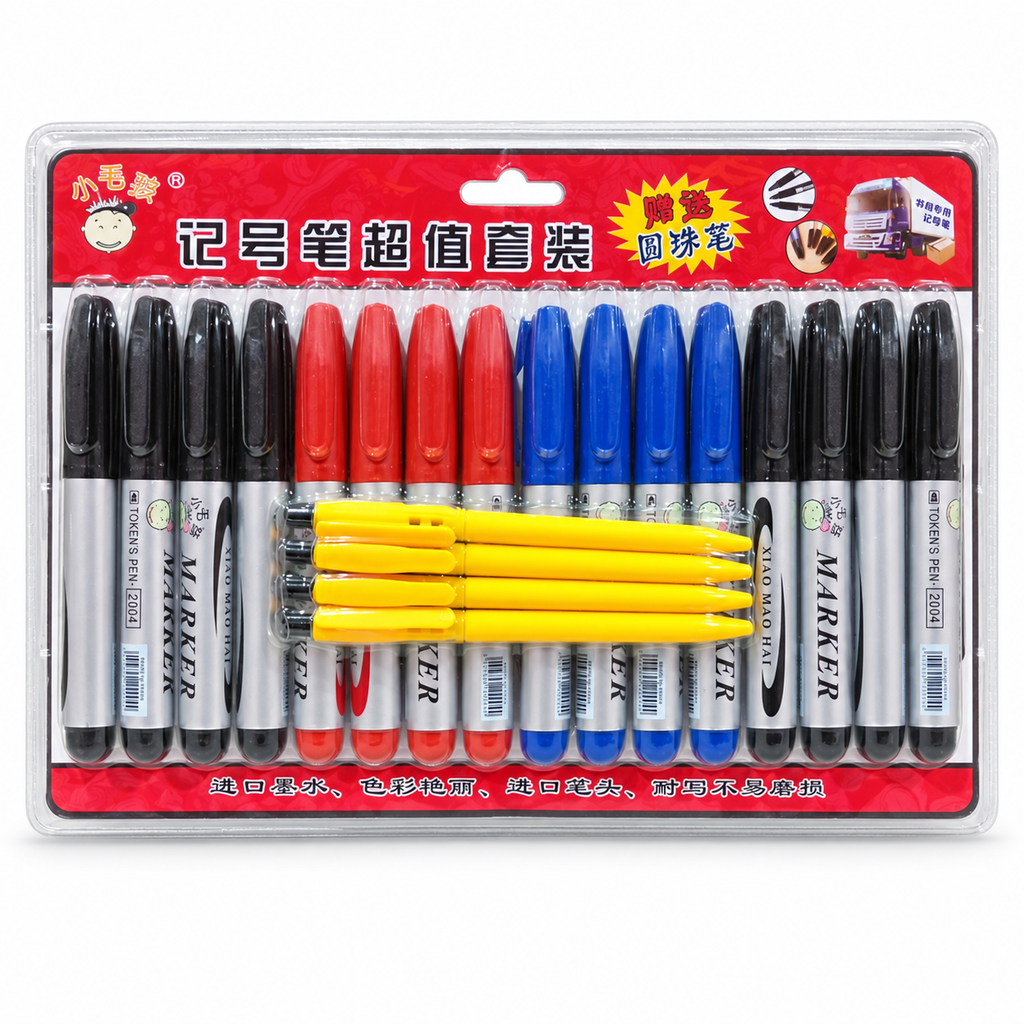 MARCADOR SET 20 PCS COLORES VARIADOS
