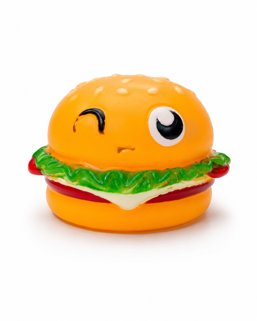 JUGUETE PARA MASCOTAS DISEÑO DE HAMBURGUESA