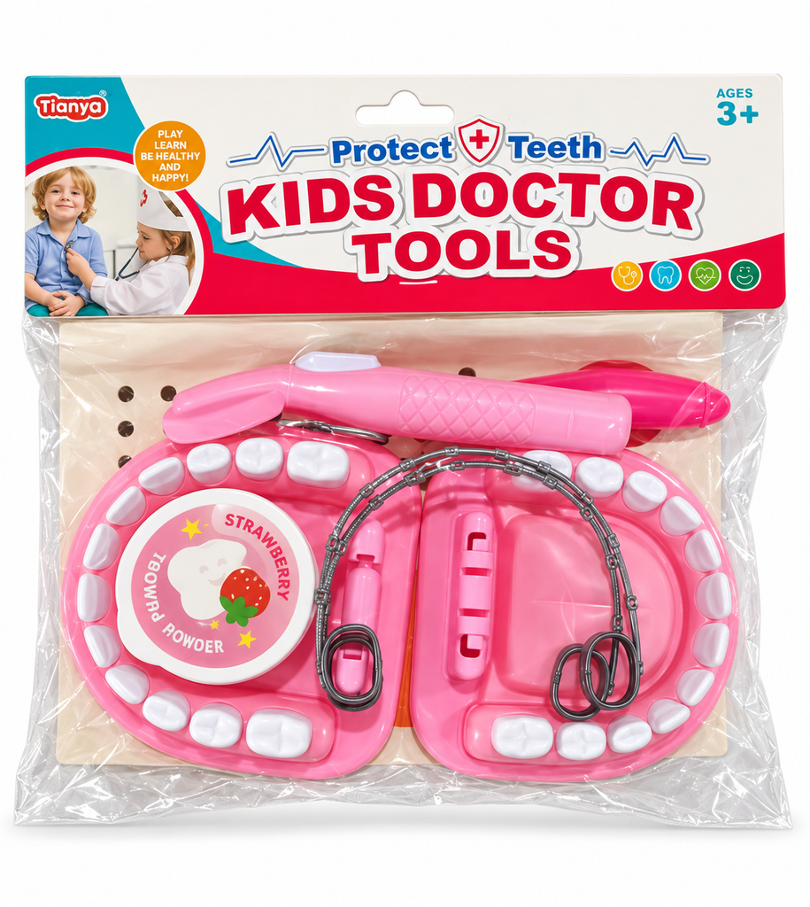 KIT DE JUEGO DE LIMPIZA DENTAL KIDS DOCTOR