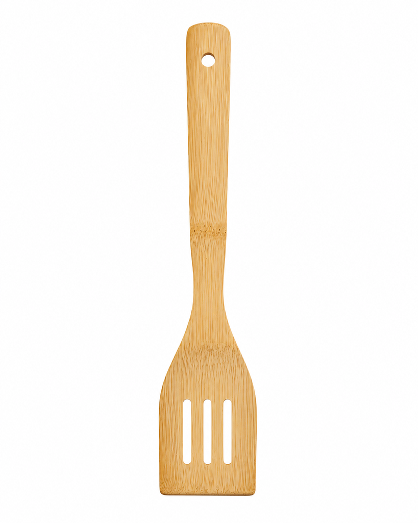 CUCHARA DE BAMBU RANURAS