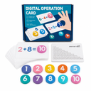 JUEGO DE APRENDIZAJE TARJETA DE OPERACIONES NUMERICAS