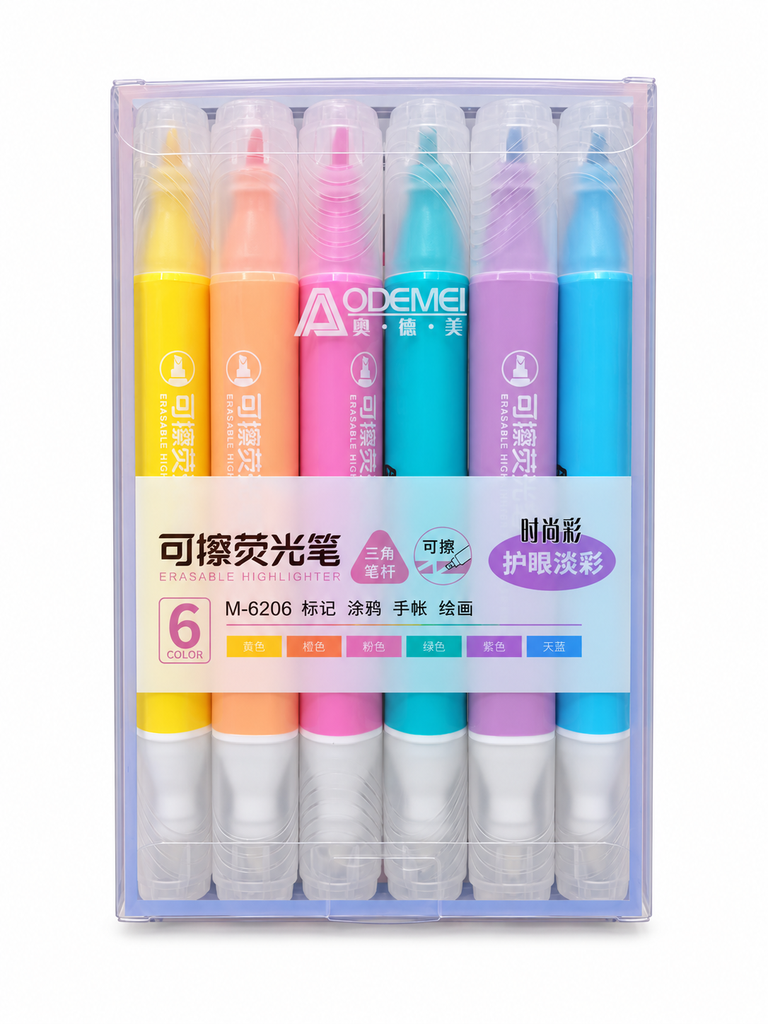 RESALTADOR BORRABLE A-ODEMEI 6 COL