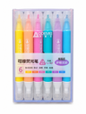 RESALTADOR BORRABLE A-ODEMEI 6 COL