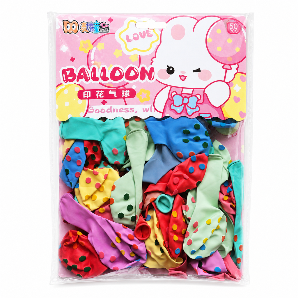 GLOBO BALLOON ROSADO GOODNESS 50 PCS