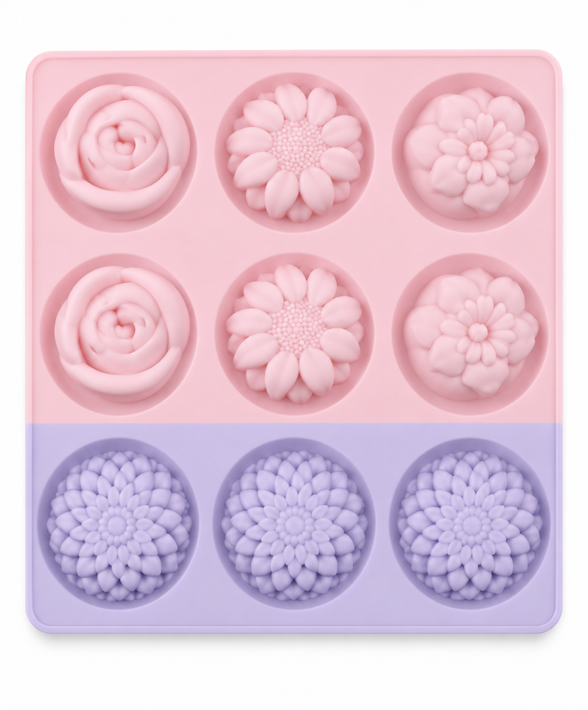 MOLDE DE SILICONA DE ROSAS 56602
