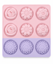 MOLDE DE SILICONA DE ROSAS 56602