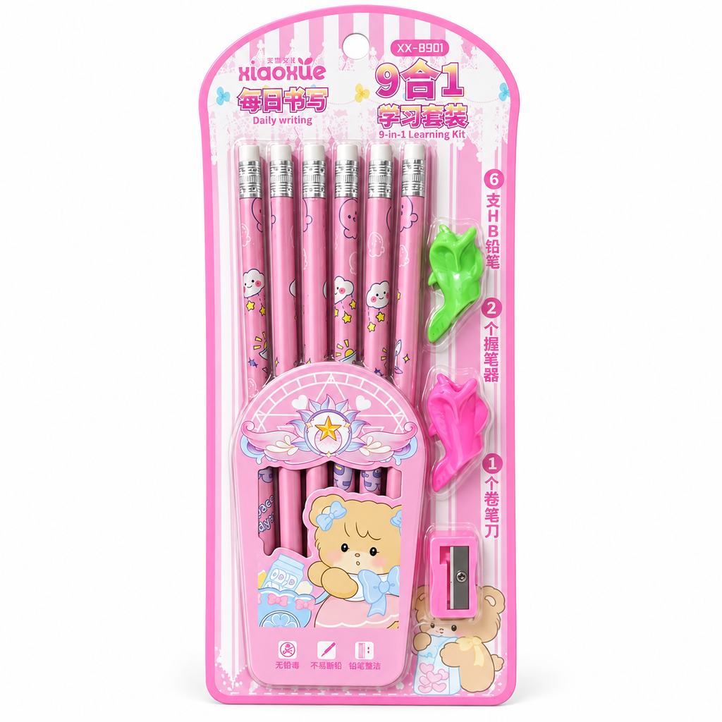 SET DE LÁPICES XX-8901 (9 EN 1)