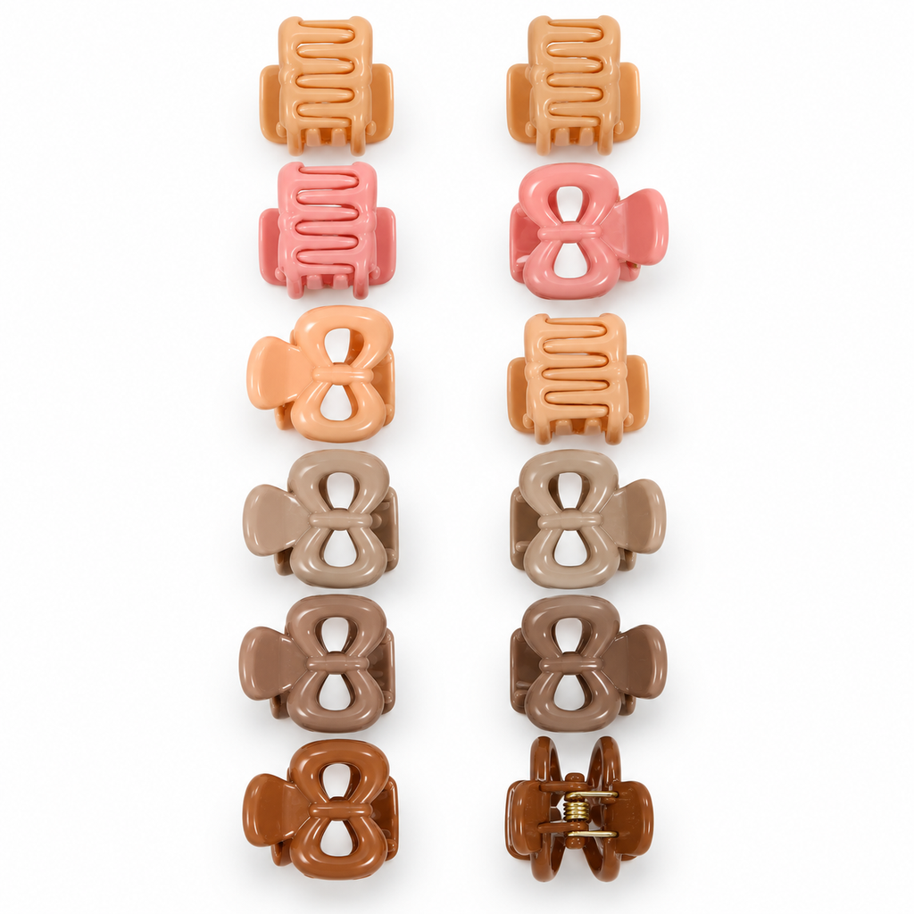 GARRAS PEQUEÑAS EN FORMA DE CARAMELO (6 PARES) 1992-09