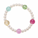 PULSERA DE CUENTAS MULTICOLOR CON CAJA CUADRADA