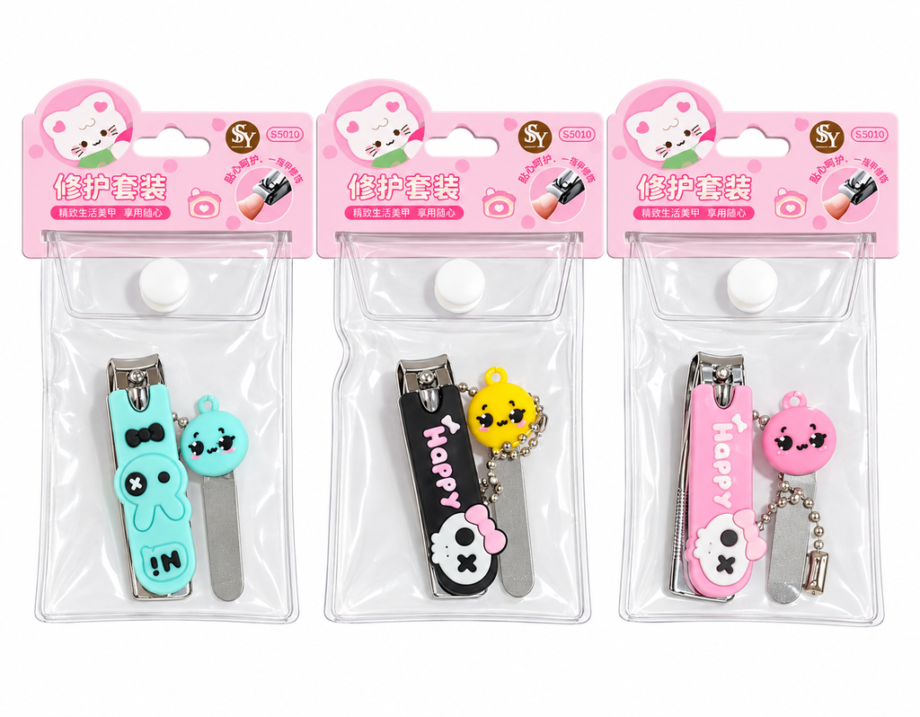 COMBINACIÓN DE CORTAÚÑAS DE DIBUJOS ANIMADOS S-505 + LIMA DE UÑAS