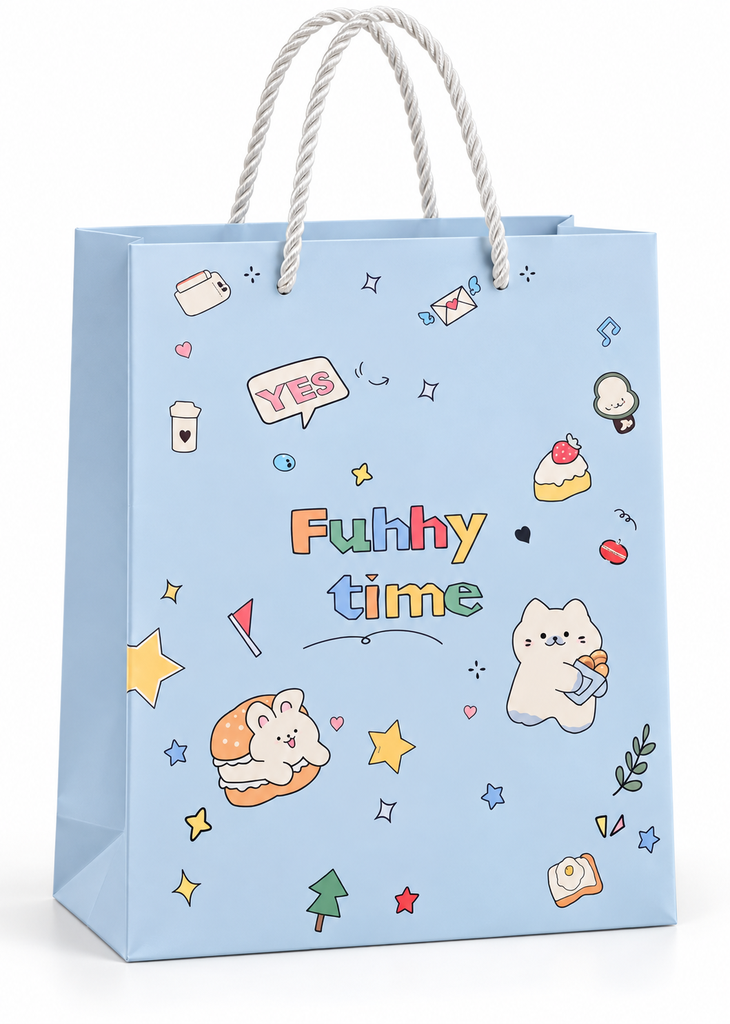 ST511-14 BOLSA GRANDE DE REGALO PARA FIESTA FELIZ (VERTICAL) 25*11.5*33