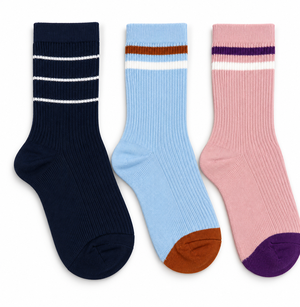 CALCETINES DE ALGODÓN DE DOBLE AGUJA PARA MUJER XINSHA YI