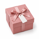 CAJA DE REGALO CON PAJARITA CUADRADA 7575 (7.5*7.5*3.5)