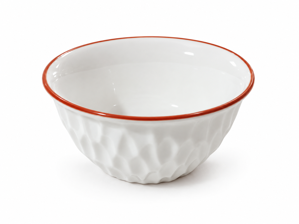TAZA CERÁMICA BLANCA DE GRANO RECTO