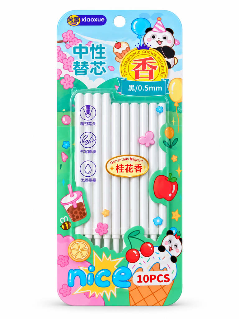 XX-7016 RECAMBIOS DE BOLÍGRAFO DE TINTA PERFUMADA (10/UD)