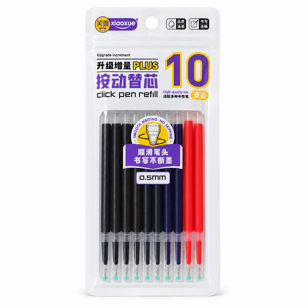 XX-7017 RECAMBIOS DE BOLÍGRAFO RETRÁCTIL (10/UD)