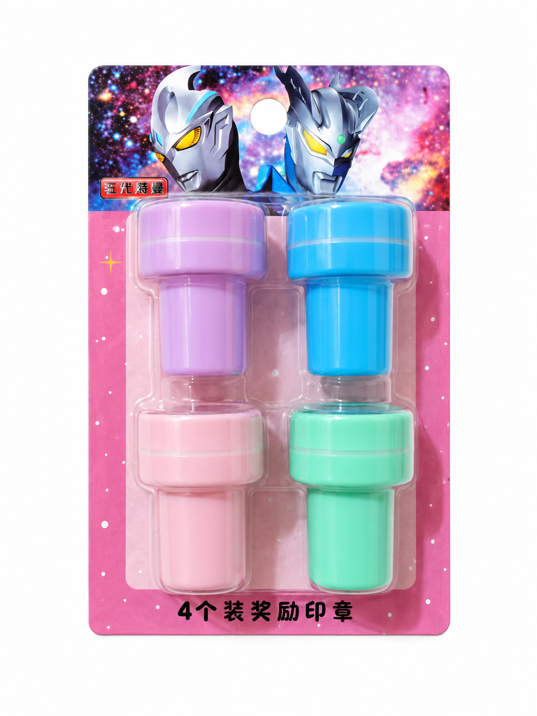 YZ-2661 SET DE 4 SELLOS DE AGUA (ESTILO ALEATORIO/432 UNIDADES)