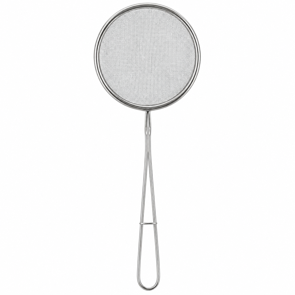 COLADOR DE ACEITE DE CONEJO CORONA 10 CM CON MANGO LARGO (800)