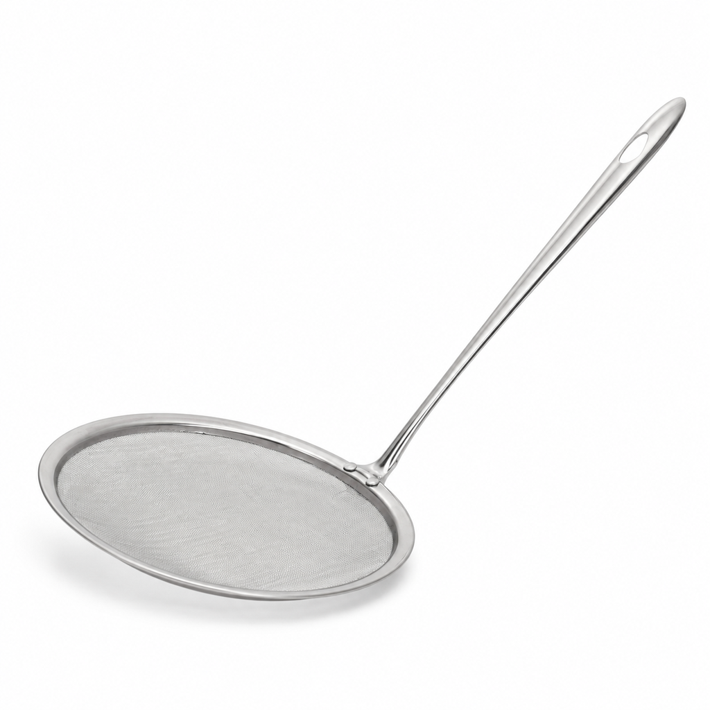 COLADOR DE ACEITE GRANDE DE OREJAS PUNTIAGUDAS