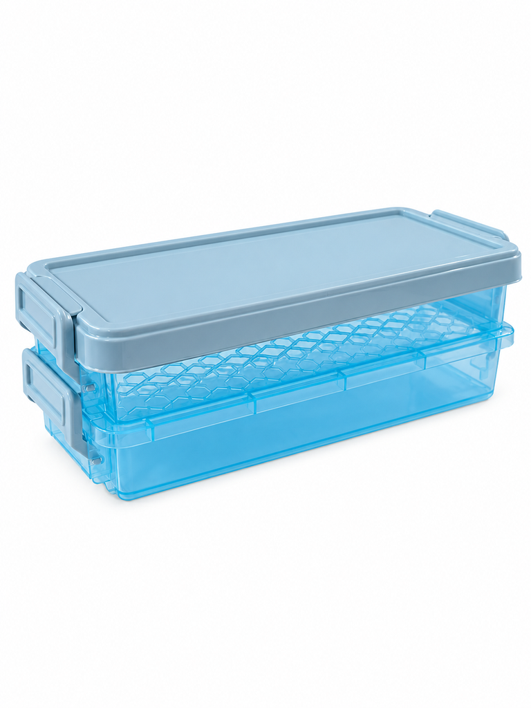 CAJA DE ALMACENAMIENTO DE DOBLE CAPA AA047 DE XIAONIU YOUCHUANG