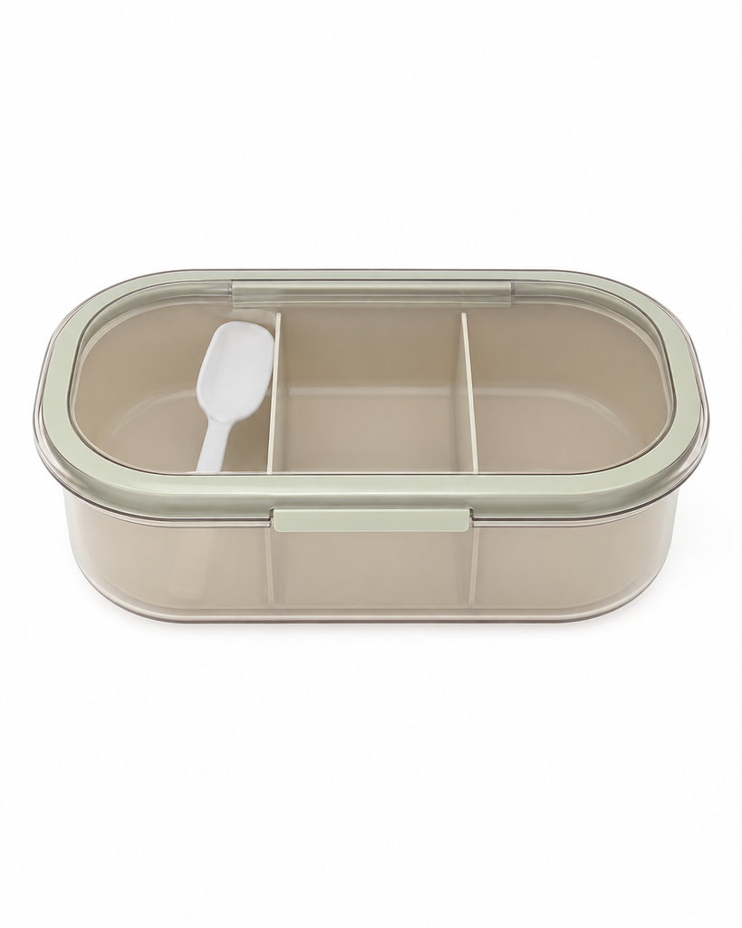 HT559 CAJA DE CONDIMENTOS DE TRES COMPARTIMENTOS